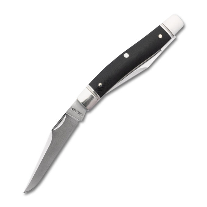 RoseCraft Blades ~ Sequatchie River Muskrat ~ D2 Clip Point Black Micarta