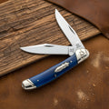Rough Ryder Copperhead 3.75" Blue Denim Micarta ~ RR2287