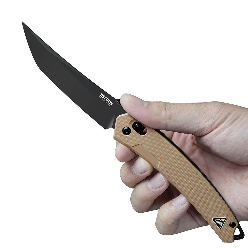 SRM 9211 Tactical Pocket Knife: 8Cr13MoV Clip Point & Ambi-Lock