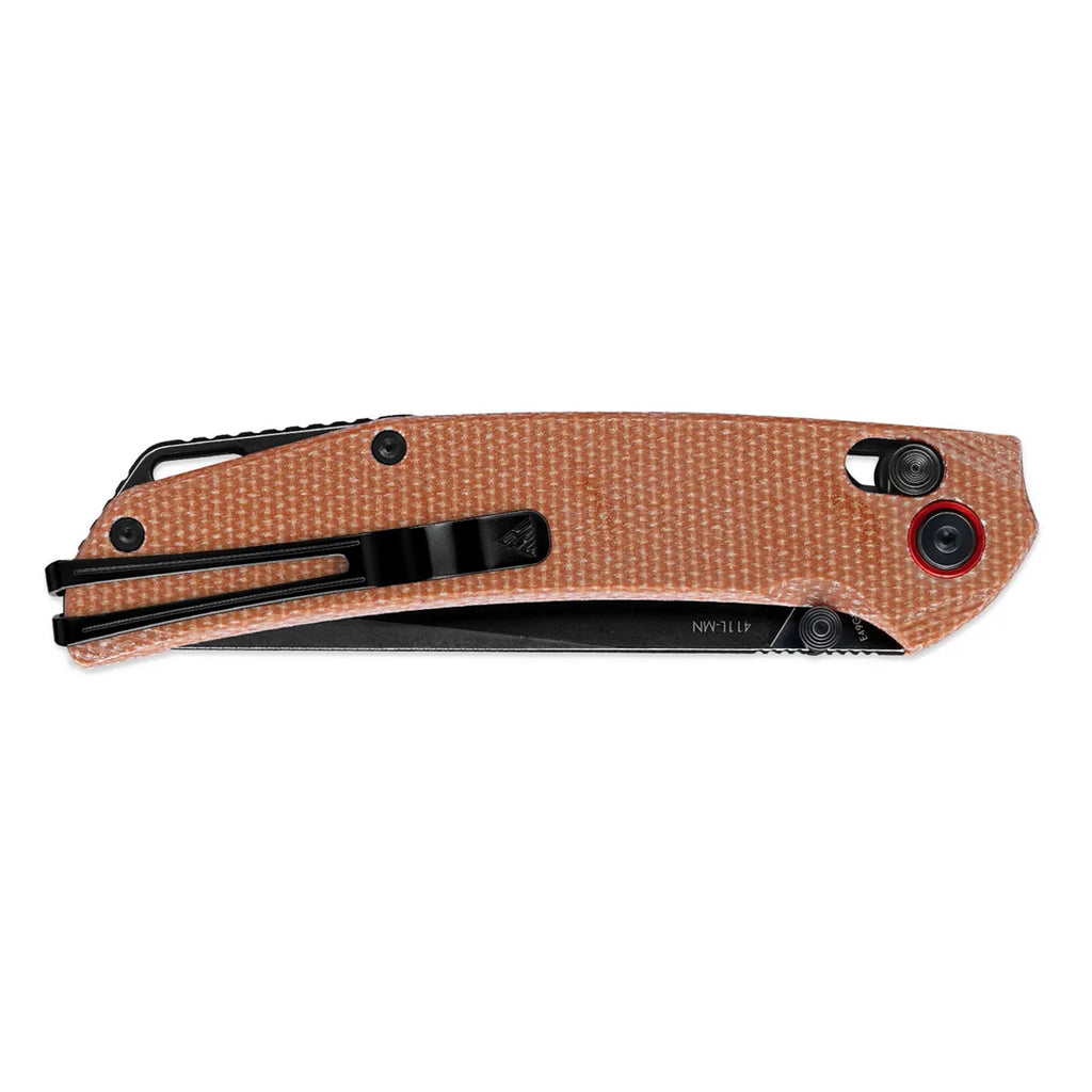 SRM ~ Asika ~ Ambi-Lock – PVD Black 14C28N Steel & Micarta Armor (411L-MN)