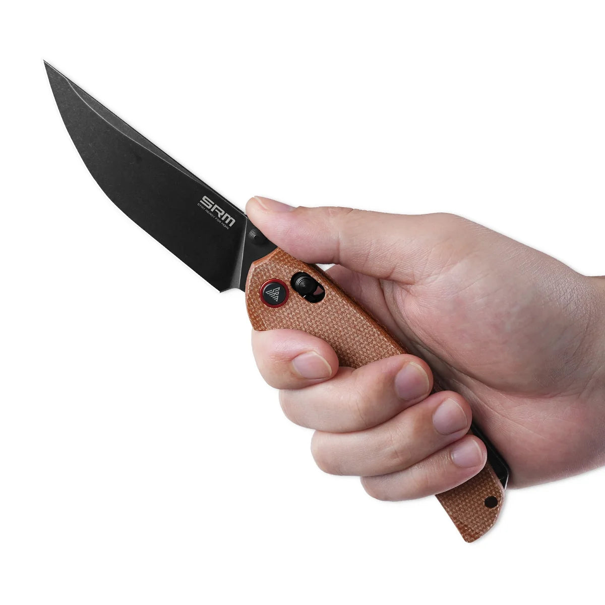 SRM ~ Asika ~ Ambi-Lock – PVD Black 14C28N Steel & Micarta Armor (411L-MN)