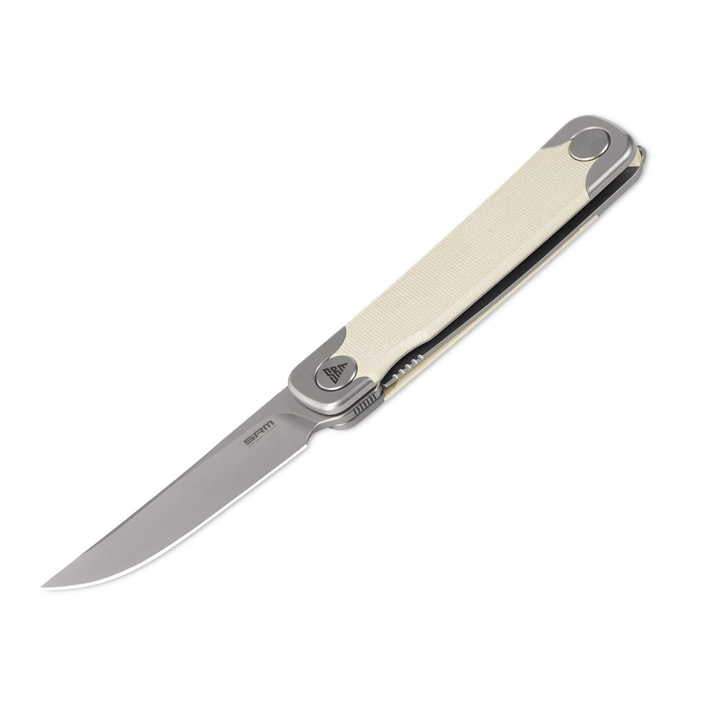 SRM Enso Front Flipper – Bead Blast 14C28N Steel & G10 Scale Armor (131M-GT)