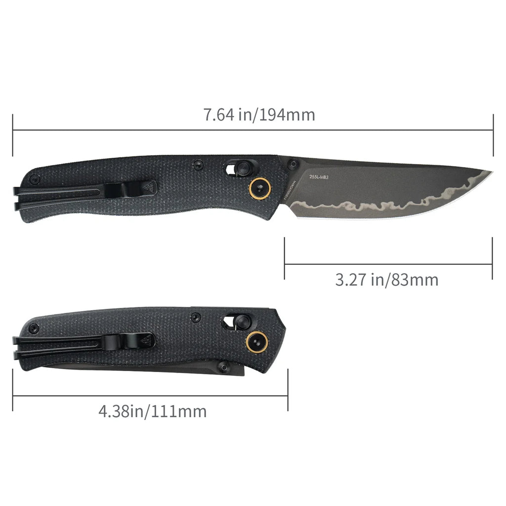 SRM ~ Medal ~ Ambi-Lock – Laminated 140Cr Steel & Micarta Armor