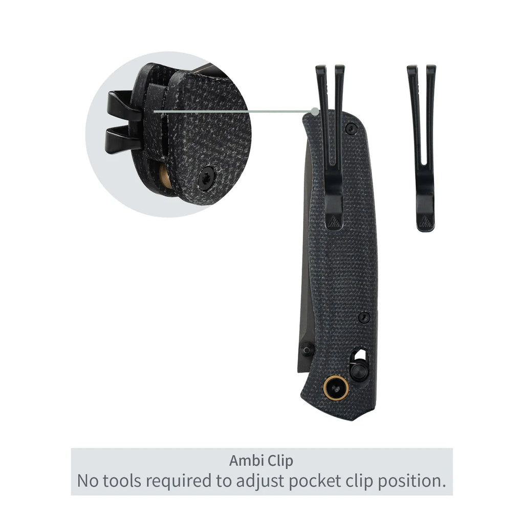 SRM ~ Medal ~ Ambi-Lock – Laminated 140Cr Steel & Micarta Armor