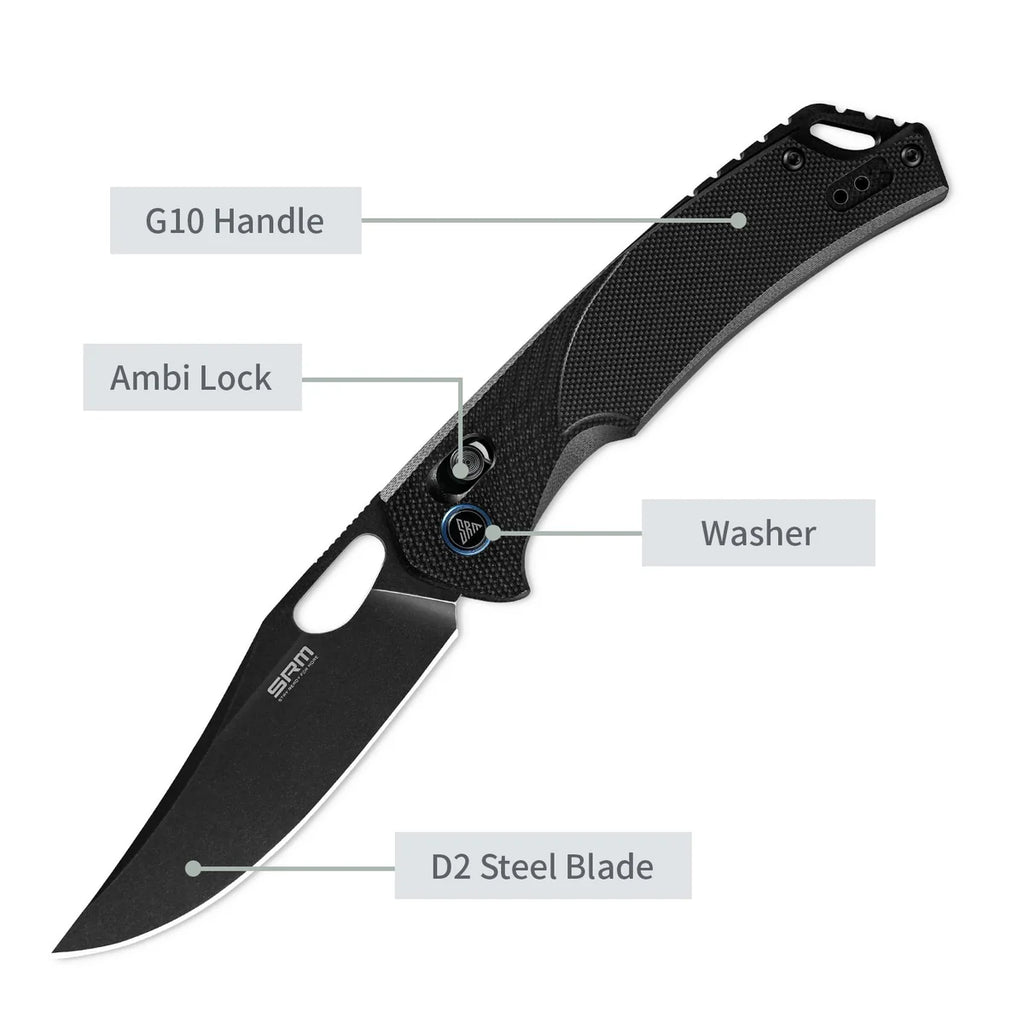 SRM Knives 9201 Retriever ~ D2/G10
