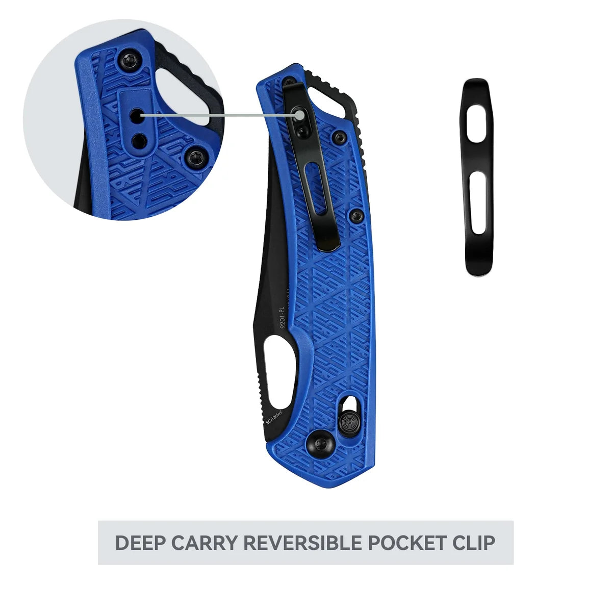SRM Retriever 9201-PL Ambi-Lock EDC Folder – Black 8Cr13MoV & FRN *Trade-in