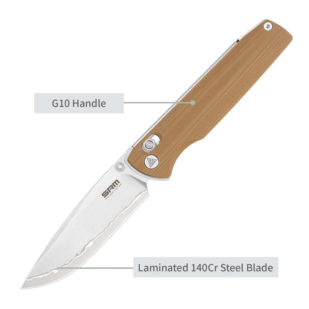 SRM Terrier ~ 258L ~ 140cr/Micarta/G10