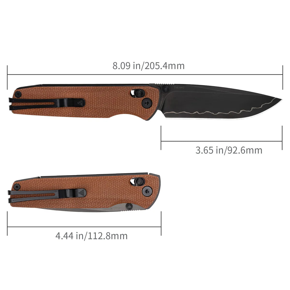 SRM Terrier ~ 258L ~ 140cr/Micarta
