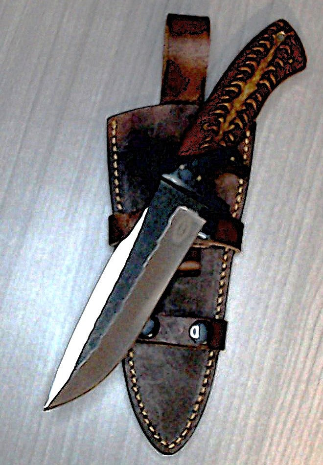 CFK™ ~ Custom Forged Knives ~ Handmade 10" Hunting Skinner