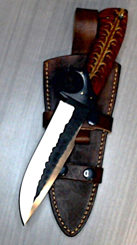 CFK™ ~ Custom Forged Knives ~ Handmade 10" Hunting Skinner