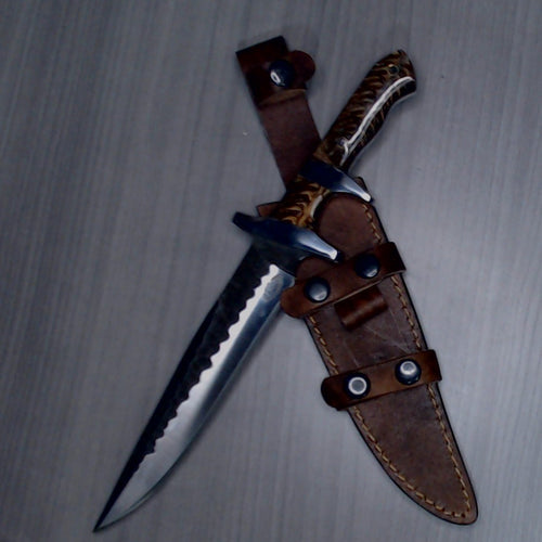 CFK™ ~ Custom Forged Knives ~ Handmade 10" Hunting Blade