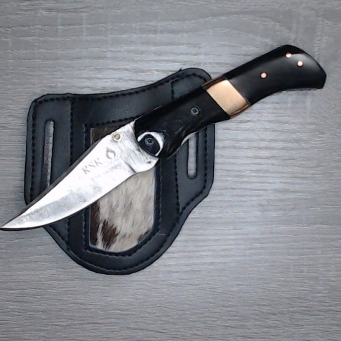 RSR Knives ~ Hand-forged Damascus ~ Ram Horn/Bone/Resin Options
