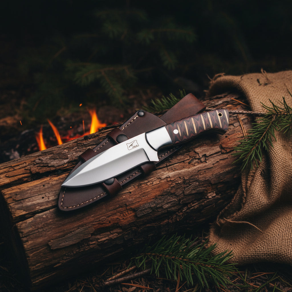CFK™ ~ IPAK Custom Forged Knives ~ Handmade 10" Hunting Skinner