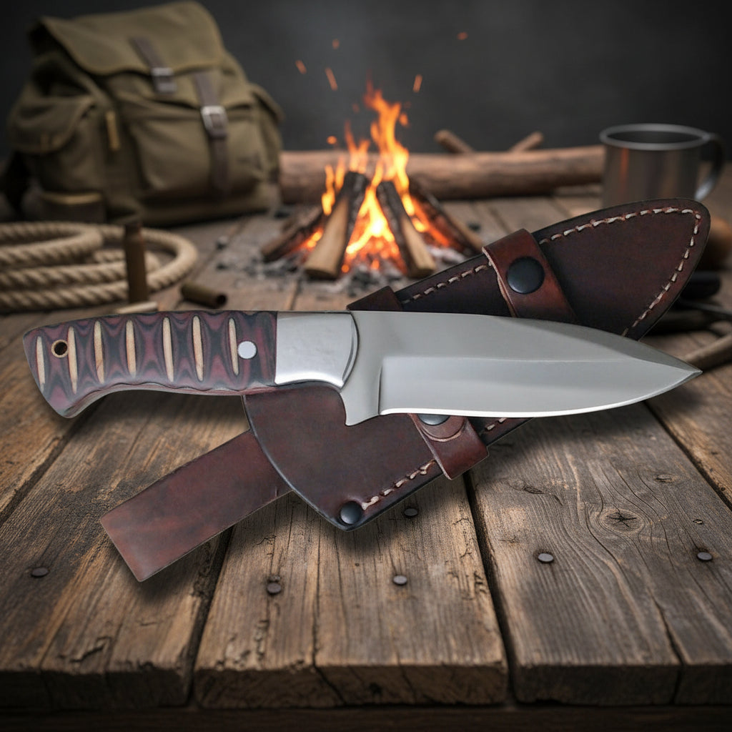 CFK™ ~ IPAK Custom Forged Knives ~ Handmade 10" Hunting Skinner