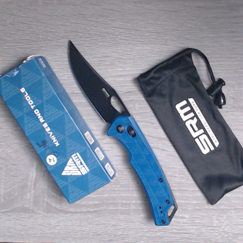 SRM Retriever 9201-PL Ambi-Lock EDC Folder – Black 8Cr13MoV & FRN *Trade-in