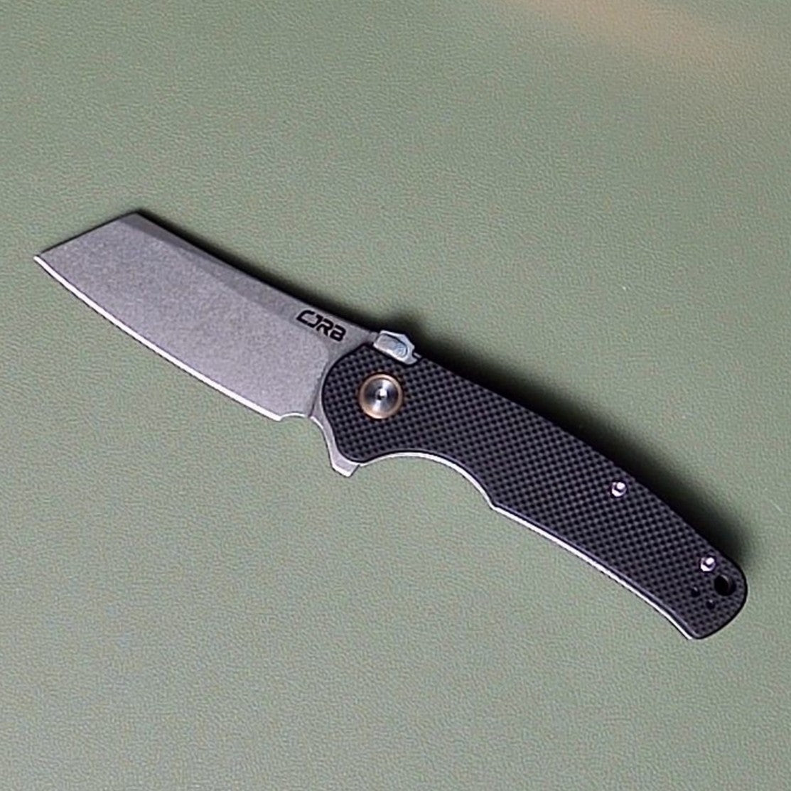 CJRB ~ Crag ~ Liner Lock Knife Carbon Fiber (3.5" AR-RPM9 Stonewash) *TRADE-INS