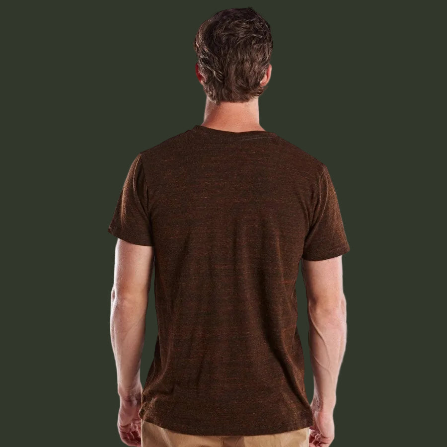 Men's Overdyed Tri-Blend Short Sleeve V-Neck Tee ~ "CEWL KutZ"