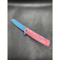Qty 2 ~ White Label ~ Stainless Steel Knives ~ Aluminum Scales ~ Donut