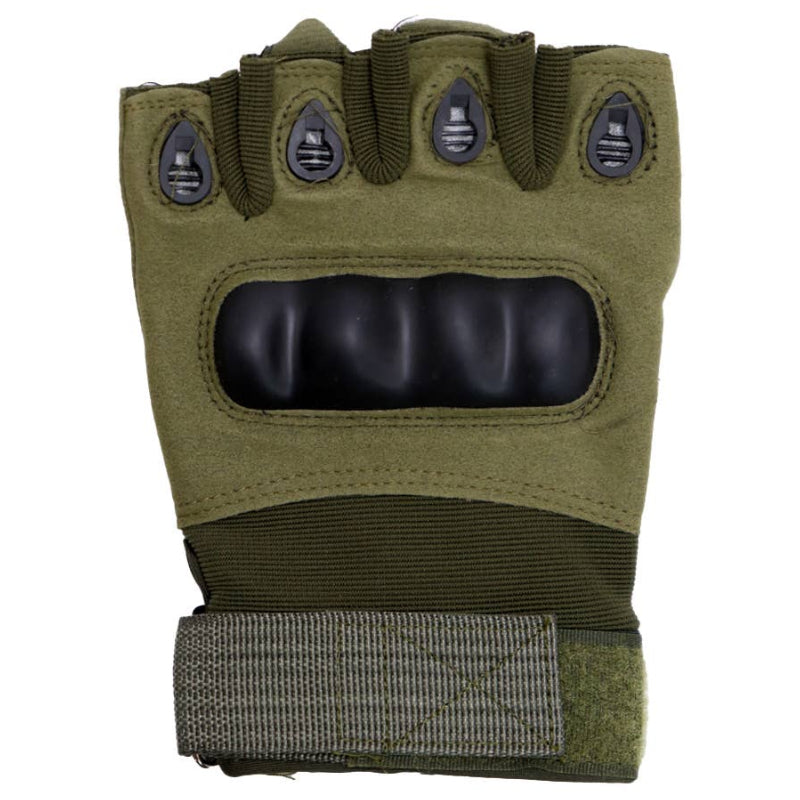 Tactical Half Finger Hard Knuckle Gloves