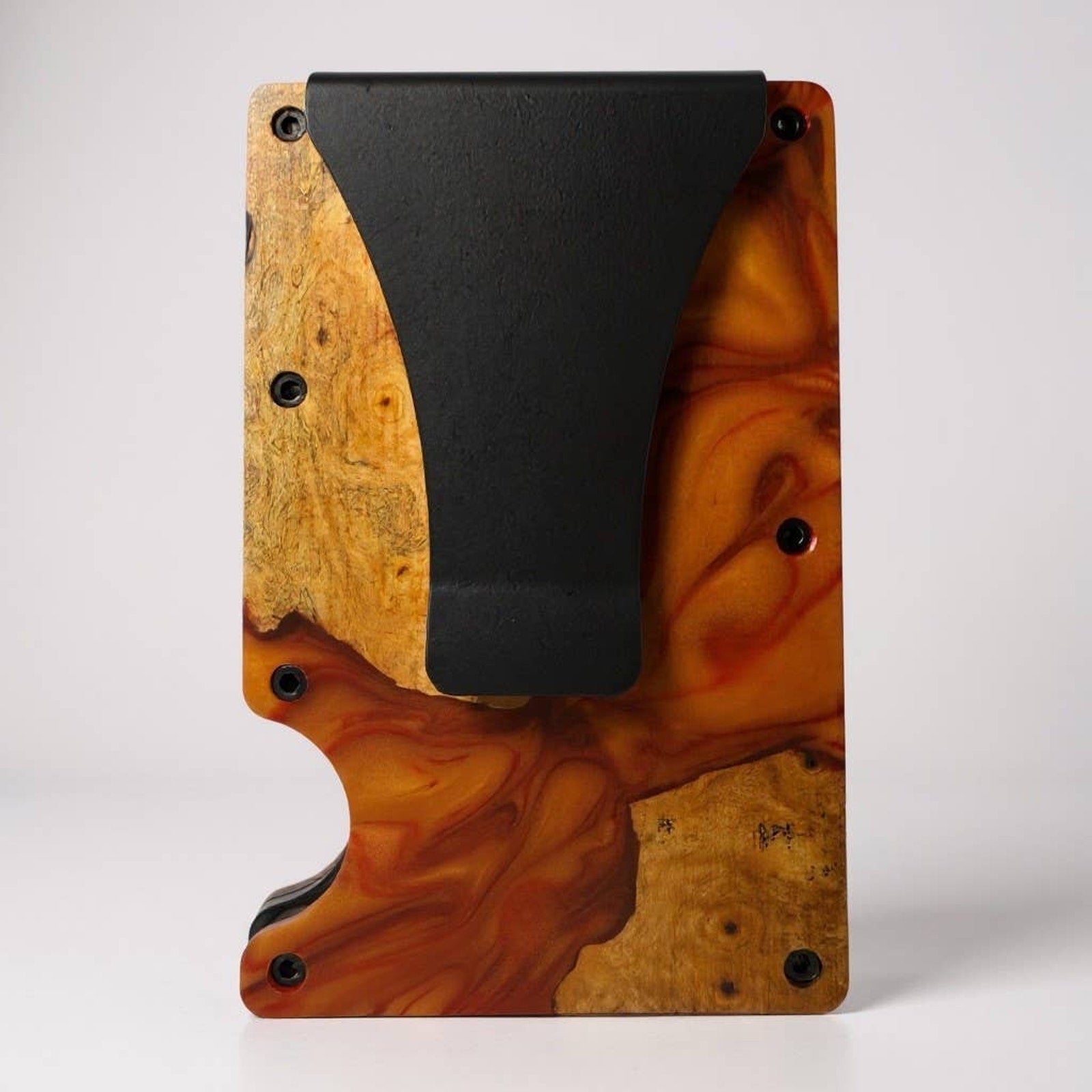 Slim Card Holder: Resin Black