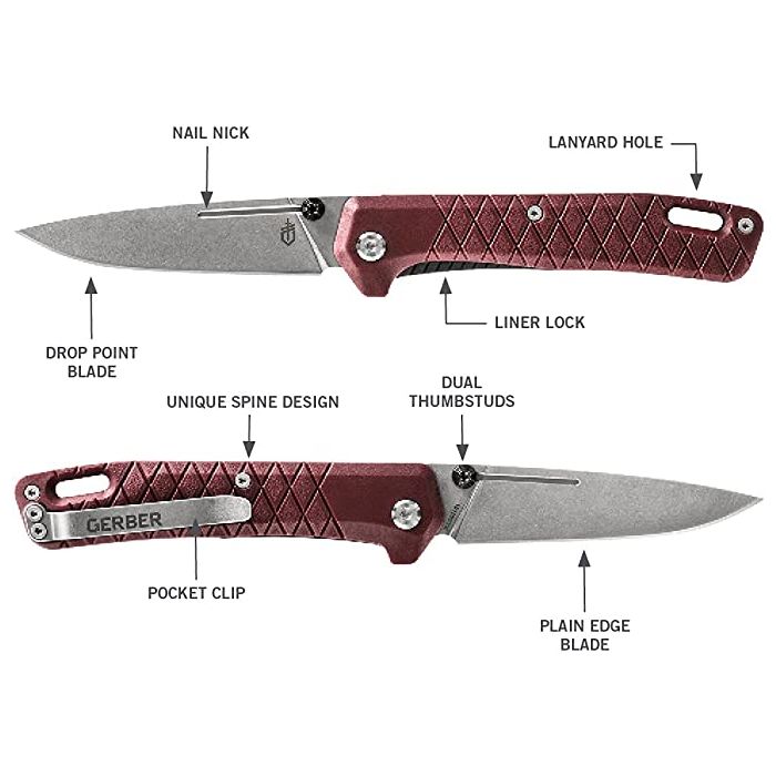 Gerber Zilch Liner Lock: 3.1" Slicing Steel & Low-Drag Minimalist Armor