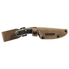 Gerber Downwind Caper Fixed Blade: 2.8" Stainless Steel & Green/Black G10