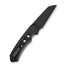 Civivi Pragma Wharncliffe Button Lock – Black Stonewash Nitro-V & Green Aluminum