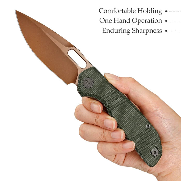 Trivisa ~ Gecko-GM ~ PVD 14c28n/Micarta