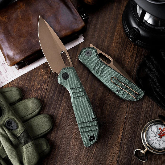 Trivisa ~ Gecko-GM ~ PVD 14c28n/Micarta