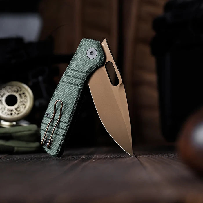 Trivisa ~ Gecko-GM ~ PVD 14c28n/Micarta